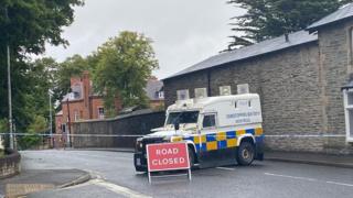 crash road northland cordoned police rock close site off londonderry dies vehicle single man after caption