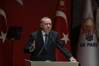 أردوغان ألقى خطابا في أنقرة