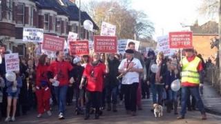 Winchester protests