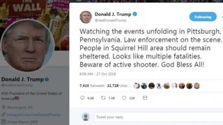 அமெரிக்கா : யூத வழிபாட்டுதலத்தில் துப்பாக்கி சூடு - பலர் உயிரிழப்பு