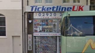 Ticketline UK offices on Westgate Street, Cardiff