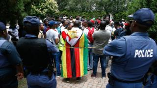 Abari mu myiyerekano muri Zimbabwe itariki 16/01/2019