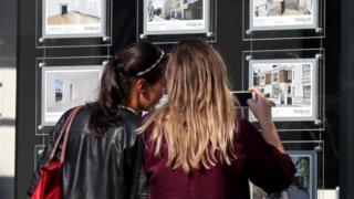 Estate agent window