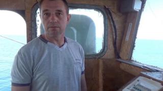 Капітан судна "ЯМК-0041" Віктор Новицький