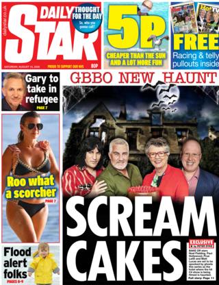 The Daily Star front page 15 August 2021