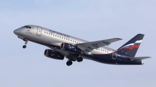 Sukhoi Superjet-100 с бортовым номером RA-89098, который сгорел в Шереметьево