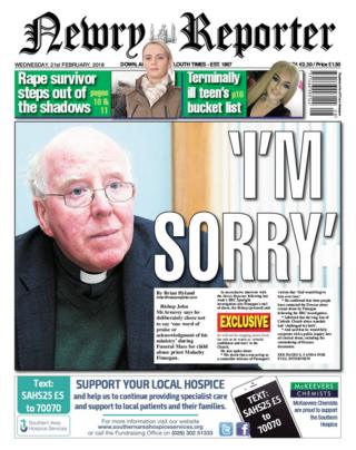 weekly headlines ni apology bishop among paper review newry reporter copyright