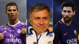 Ronaldo, Mourinho y Messi