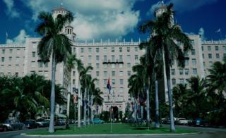 The Hotel Nacional de Cuba in Havana, Cuba, circa 1959.