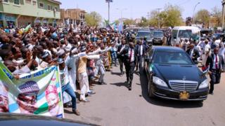 President Buhari convoy