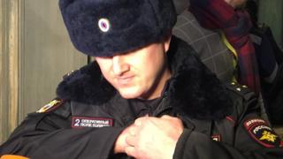 Полицейские на конференции "Открытой России"