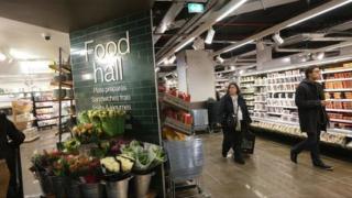 M&S food hall