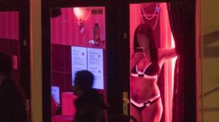 Red Light District'teki seks işçileri