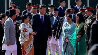 नेपाल में चीन के राष्ट्रपति