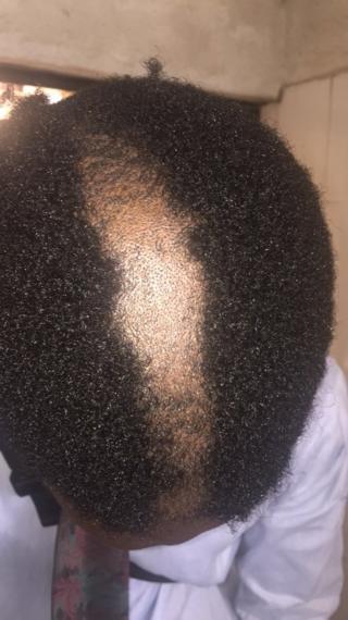 Na pictures like dis one comot from Covenant afta dem cut students hair anyhow