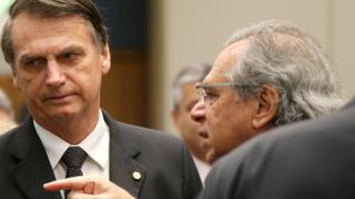 Bolsonaro e Paulo Guedes