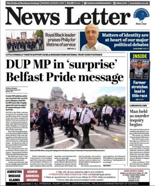 front page Monday