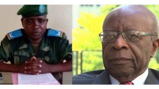 Capt Kasereka (ibumoso) na Twagiramungu (iburyo)