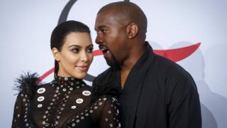 Kim Cardashian na mumewe Kanye West