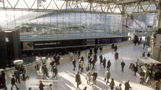 Waterloo International Station, the original home of the Eurostar until 2007.