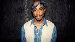 Rapper Tupac Shakur pictured in Chicago, Illinois in March 1994