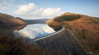 Llyn Clywedog - one of Severn Trent's Welsh reservoirs in Powys