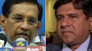 අමාත්ය රාජිත සේනාරත්න සහ අමාත්ය විජයදාස රාජපක්ෂ