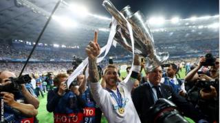 Kaftin na Real Madrid Sergio Ramos