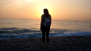 Gemma at the beach