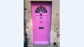 Pink door