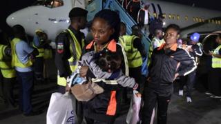 Awọn ọmọ ilẹ Naijiria ti wọn ko wale lati Libya