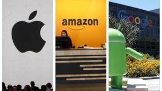 Imágenes de Apple, Amazon, Alphabet
