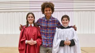 Emilia Jaques, Radzi Chinyanganya and Cassian Pichler-Roca