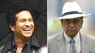 सचिन तेंडुलकर आणि सुनील गावसकर