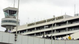 Entrance to Murtala Muhammed Airport Lagos