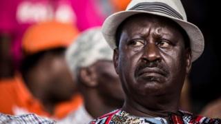 Kinara wa Muungano wa upinzani Kenya Raila Odinga