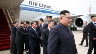 金正恩乘坐非常熟悉飞新加坡航线的中国国航抵达新加坡