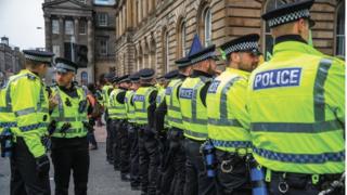 Scottish police officers