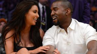 Kim Kardashian and Kanye West