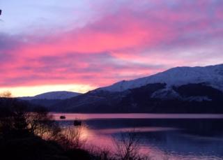 This was taken at sunset at Portincaple on the shores of Loch Long