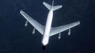 Ndege ya Marekani ya ujasusi aina ya US RC-135