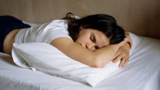 sleeping girl