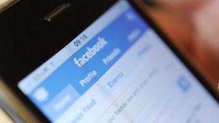 Facebook on smartphone