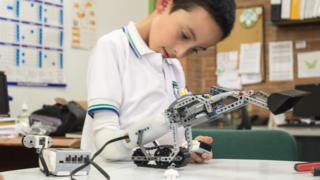 Mr Torres worked as an intern for a research division at Lego before creating the IKO prosthetic