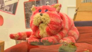 Bagpuss, Professor Yaffle and Gabriel the Toad