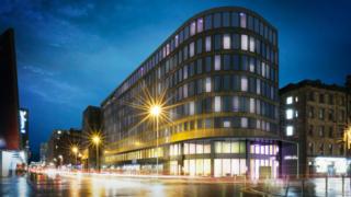 CGI of planned new Yotel in Glasgow