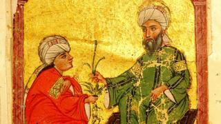 Ilustração de 'Materia Medica' de Dioscórides, do artista Yusuf al Mawsili