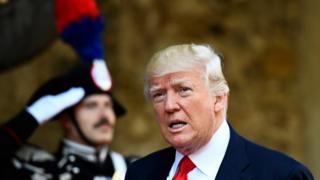 Trump avuga ko azovuga aho ahagaze kw'ihindagurika ry'ikirere mu ndwi iza