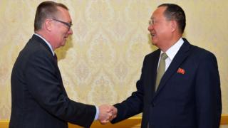 聯合國高官訪朝,與朝鮮官員會晤