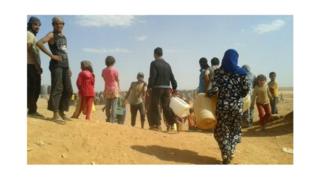 Akwai 'yan gudun hijra kusan dubu 85 a iyakar Jordan